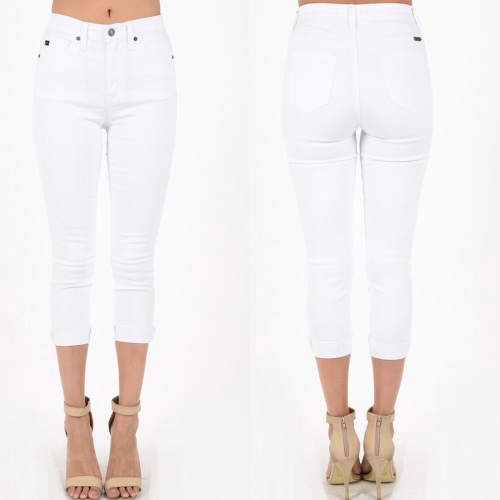 Kancan White Capris